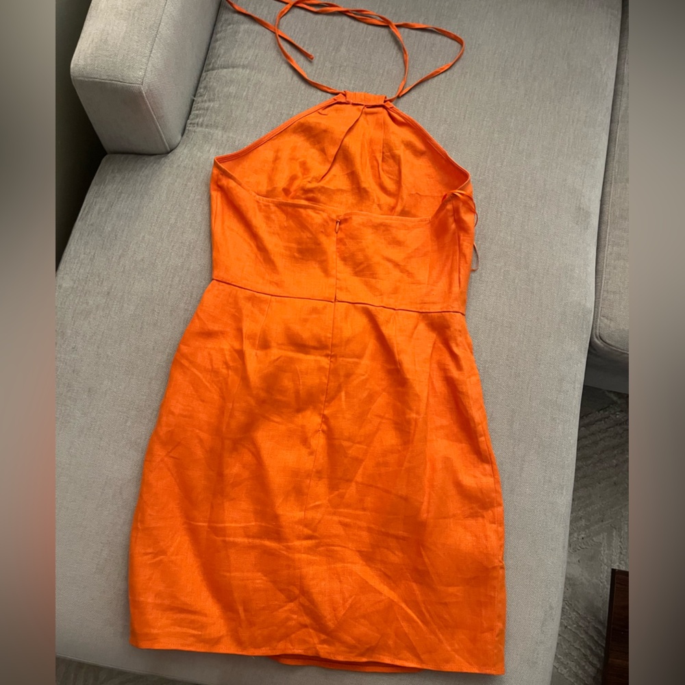 REFORMATION DORY LINEN DRESS
